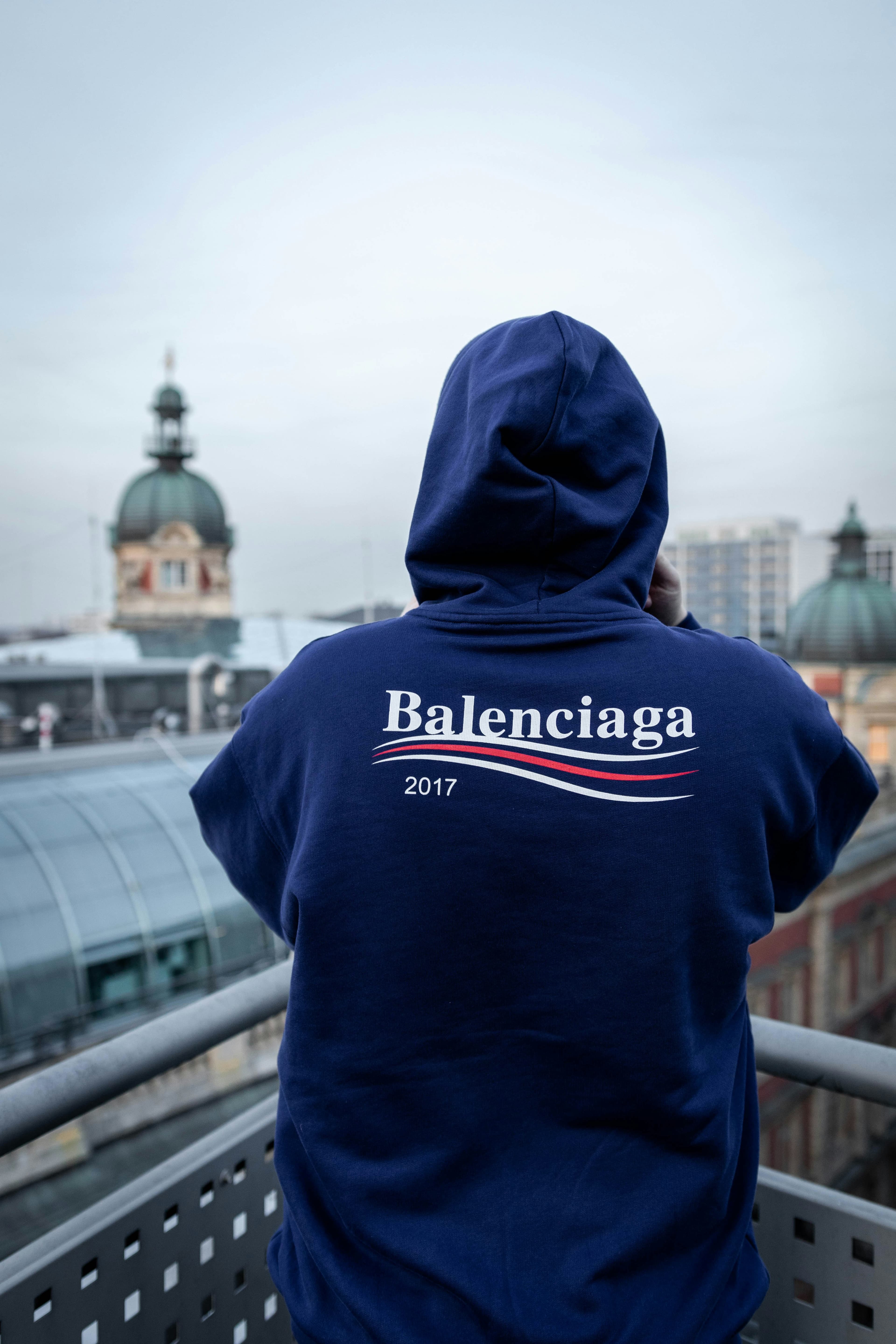 Balenciaga Oversized Cotton Hoodie